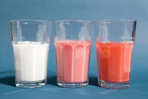 Gradient cocktails Stock Photos