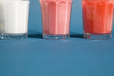 Gradient cocktails Stock Photos
