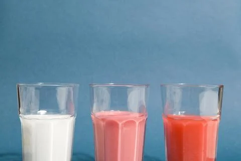 Gradient cocktails Stock Photos