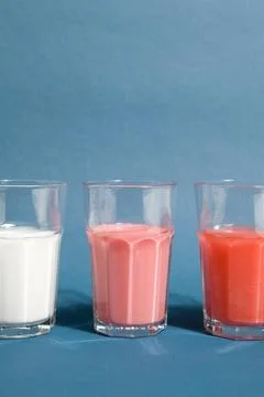 Gradient cocktails Stock Photos