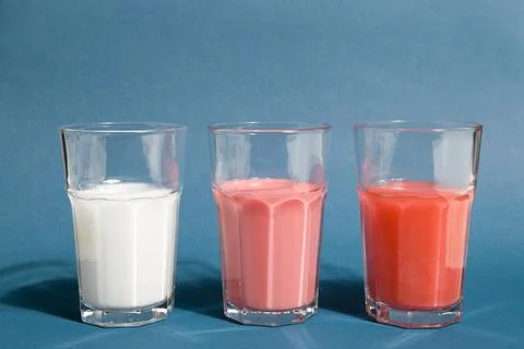 Gradient cocktails Stock Photos