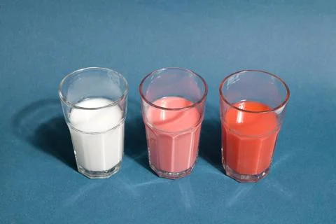 Gradient cocktails Stock Photos