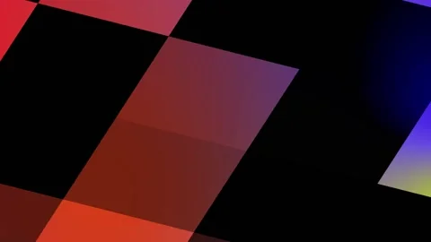 Gradient Color Animation With Box of Red Color Stock Footage 183446558