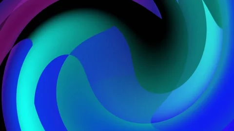 Gradient Color Animation With Circles of Blue Color Video stock 183446208