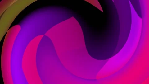 Gradient Color Animation With Circles of Pink Color Stock Footage 183445883