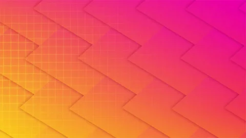 Gradient color creative abstract background design with geometric shapes, looped Stock Footage 144289053