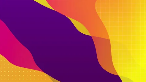 Gradient color creative loop abstract wavy background Stock Footage 143164715