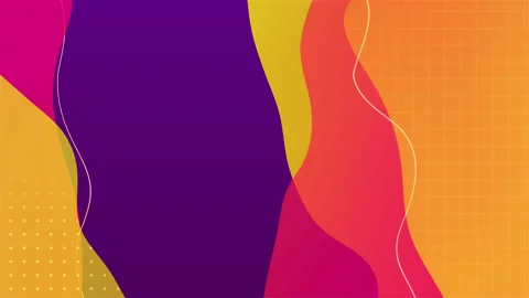 Gradient color creative loop abstract wavy background Stock Footage 143166978