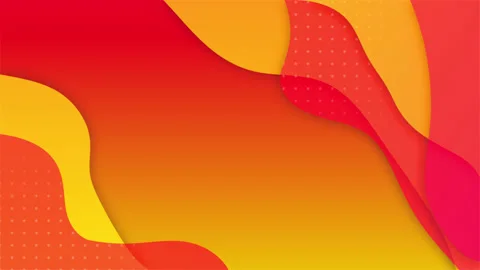 Gradient color creative loop abstract background design with wavy shapes Stock Footage 143331344