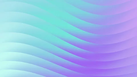 A gradient color field displays a wave-like pattern of parallel curved lines Stock Footage 294661776