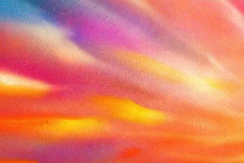 Gradient color graffiti background with abstract spray paint texture. Moder.. Stock Illustration