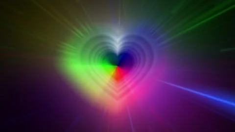 Gradient Color Heart Background Stock-Footage 282231378