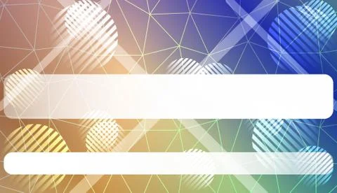 Gradient color illustration in a triangles, line, circle, space for text styl イラスト素材