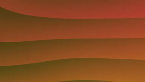 Gradient color red-yellow motion moves the lines and waves vertically Stock Footage 298268426