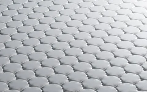 Gradient-colored hexagonal texture background, 3d rendering. Stock Illustration