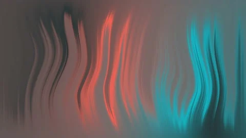 Gradient Colored Wavy Stripes Slowly Flowing Curtain Background Stock Footage 209942846
