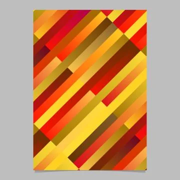 Gradient colorful abstract stripe flyer background template Stock Illustration