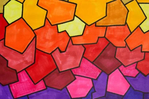Gradient colorful background. Abstract marker texture. Stock Illustration