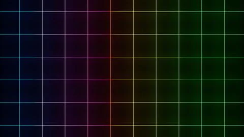 Gradient colorful line background 3D illustration rendering . blue red yellow Stock Illustration