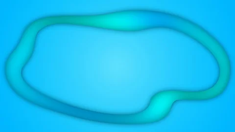 Gradient colorful liquid ellipse frame animation Stock Footage 121558251