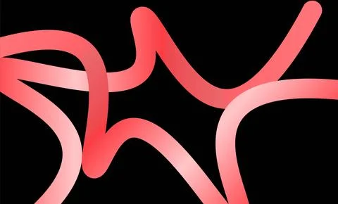 Gradient colors Lines with smooth shapes pattern  Abstract Vector Design El.. Illustrazione stock