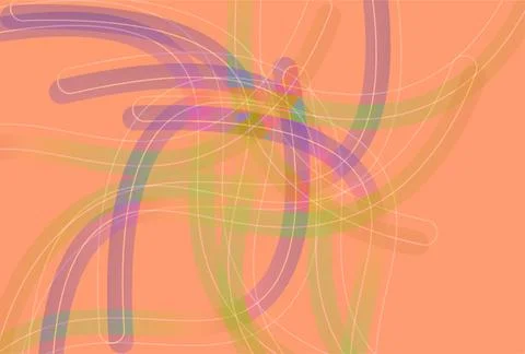 Gradient colors Lines with smooth shapes pattern  Abstract Vector Design El.. Stock Photos