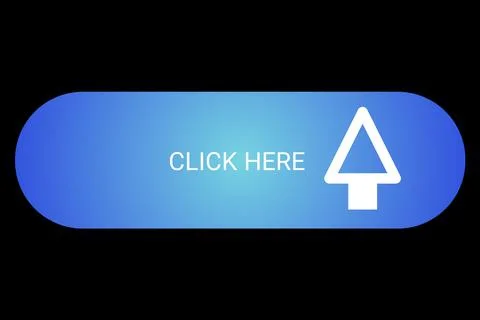 Gradient Colour Click Here Icon Upload Button Symbol Load Website Arrow Point Stock Illustration