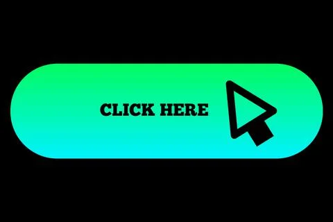 Gradient Colour Click Here Icon Upload Button Symbol Load Website Arrow Point Stock Illustration