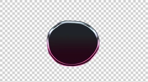 Gradient concentric circles dark purple pink black background transparent Stock Illustration