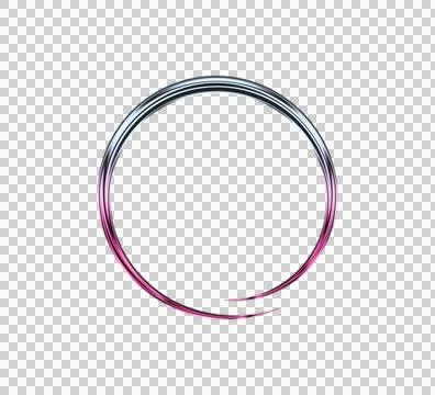 Gradient concentric circles with white square center and pink bottom section Stock-Illustration