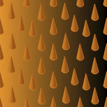 Gradient Cones Stock Illustration