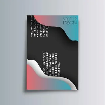 Gradient cover, background for the banner, flyer, poster, brochure covers or  Stock Illustration