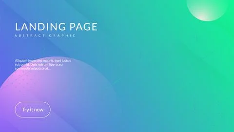 Gradient Cover. Fluid Poster. Technology Presentation. Minimal S Stock Illustration