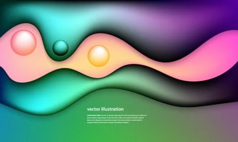 Gradient covers design. Stock Illustration