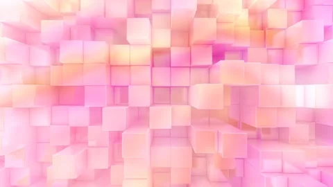 Gradient Cubic Strings Background Stock Footage 169558374
