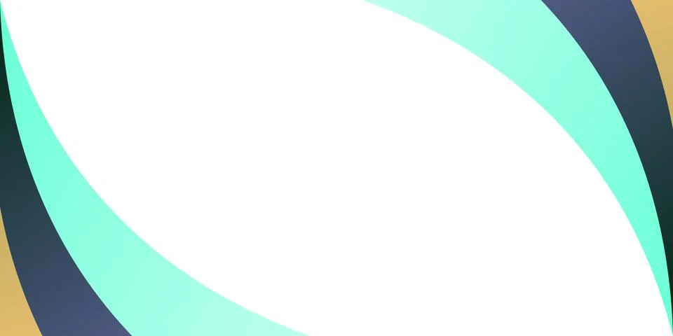 Gradient curved banner background. Stock Illustration