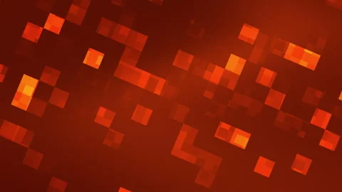 Gradient to dark orange abstract background with squares. Stock Footage 306362114