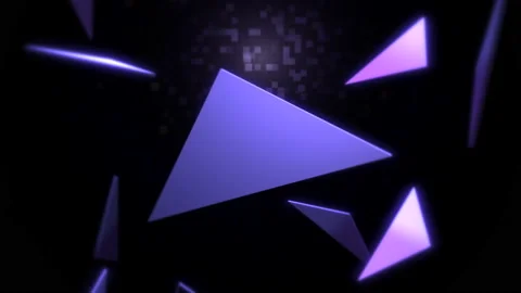 Gradient dark purple geometric triangles Stock-Footage 171143774