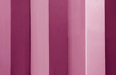 Gradient deep purple colored vertical stripes pattern wooden board Stock Photos