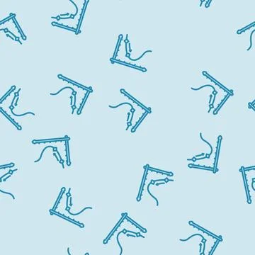 Gradient descent arrow machine learning line vector seamless pattern 库存插图