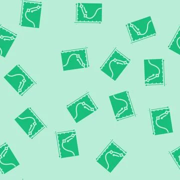 Gradient descent arrow machine learning glyph vector seamless pattern Illustrazione stock