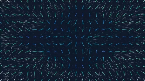 Gradient descent optimization vector field simulation with directional arrows Stock Footage 346052934