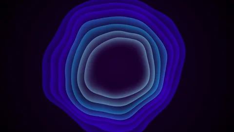 Gradient design in shades of blue evokes depth and dimension Stock Footage 312873827