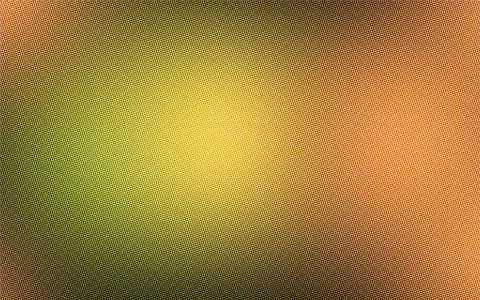Gradient dot pattern with yellow and orange hues textured background Stock-Illustration