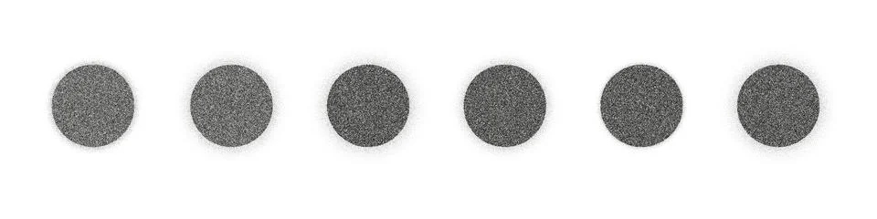 Gradient dots with grainy texture and noise effect. Circular halftone spher.. Stock Illustration