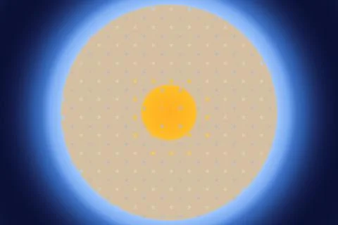 Gradient  dots pattern texture background. Modern dotted template  for design Stock Illustration