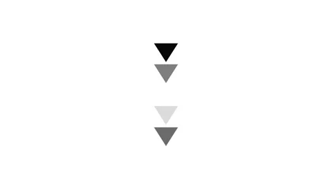 Gradient Downward Arrow Icon Set Stock Footage 333154047