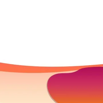 Gradient Empty Shape With Empty Background Template Stock Illustration