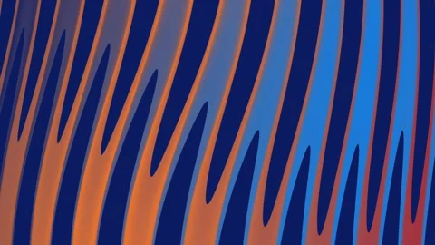 Gradient Flame Streak Pattern — Orange Blue Abstract 4K Motion Graphic Loop Stock Footage 327261450