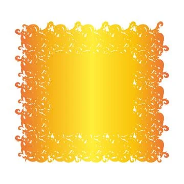 Gradient floral pattern. Stock Illustration
